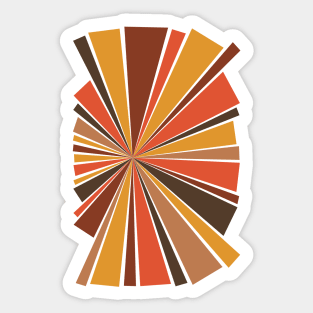 70's Star Burst Sticker